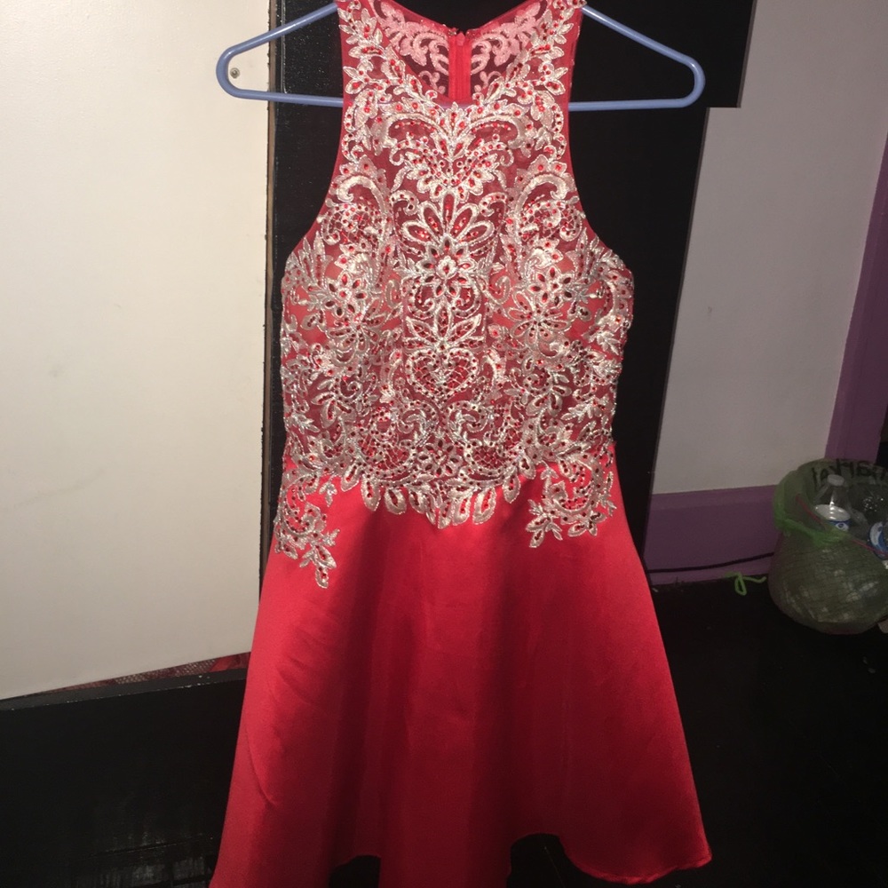 Bedazzled, Red Prom Dress