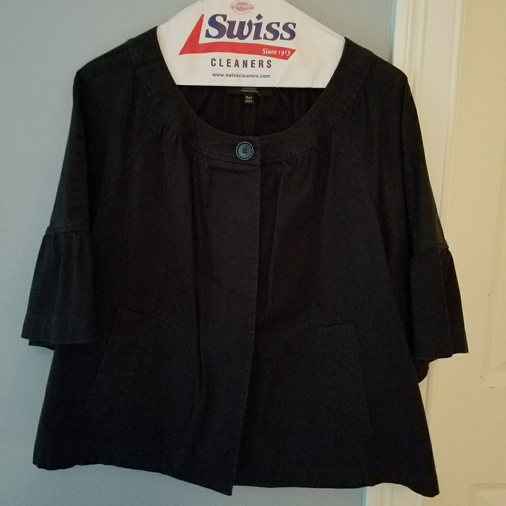 Talbots 16WP Black Swing Jacket