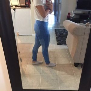 Blue gymshark flex leggings