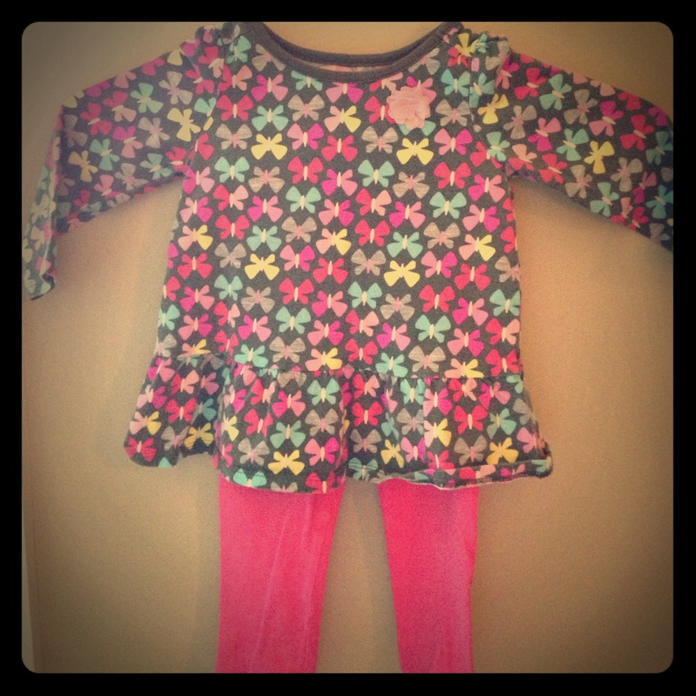 Girl's 24 month long sleeve & leggings outfit