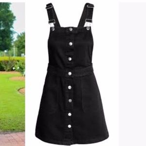 H&M Button Up Overall Dress