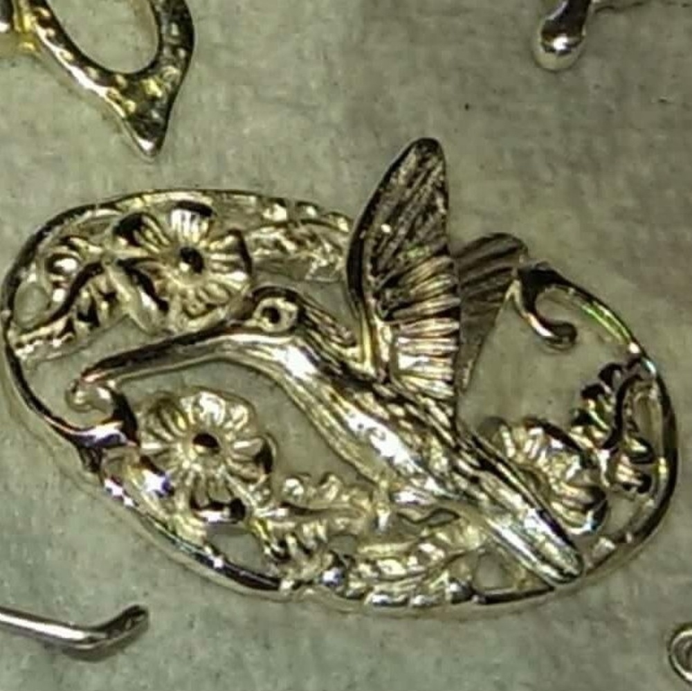 Sterling Hummingbird Pendant