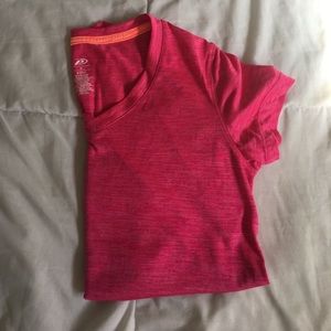 Pink athletic  wear t shirt