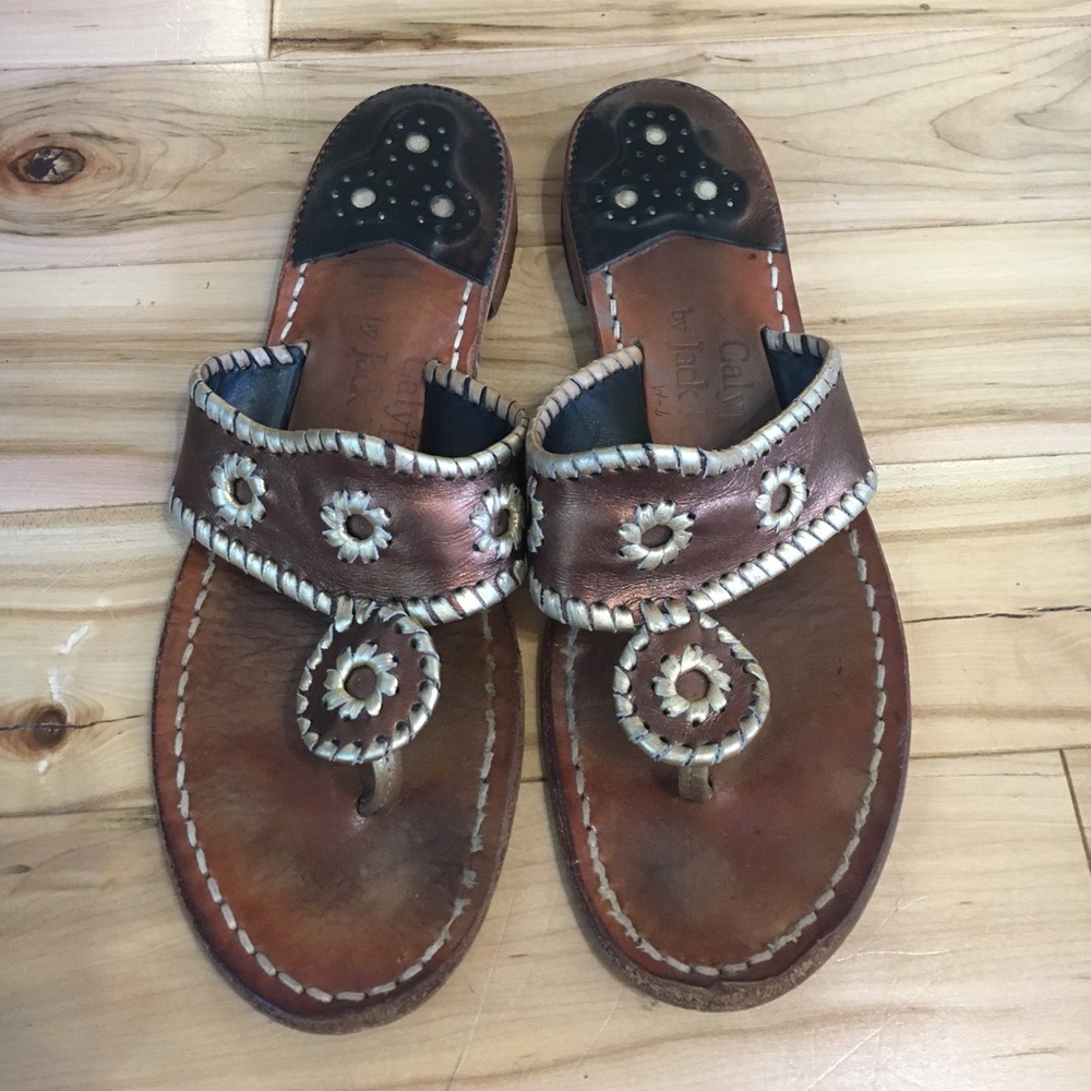 Bronze and Gold Jack Rogers