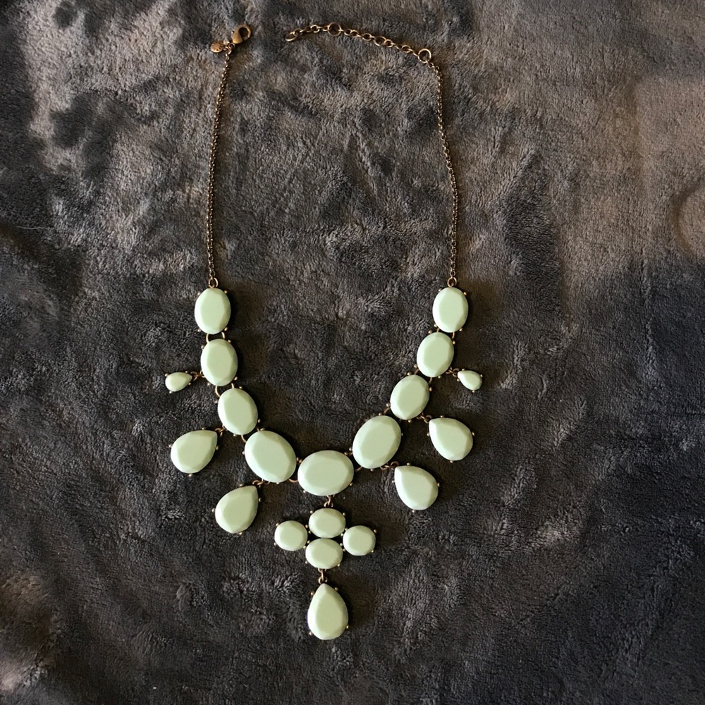 Mint green J. Crew necklace