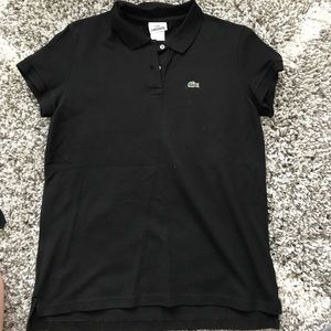Lacoste black polo size 46