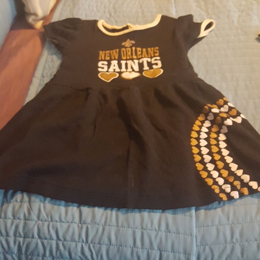 Girls 3t New Orleans Saints dress