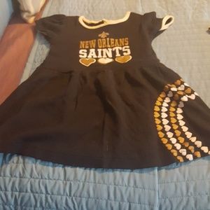 Girls 3t New Orleans Saints dress