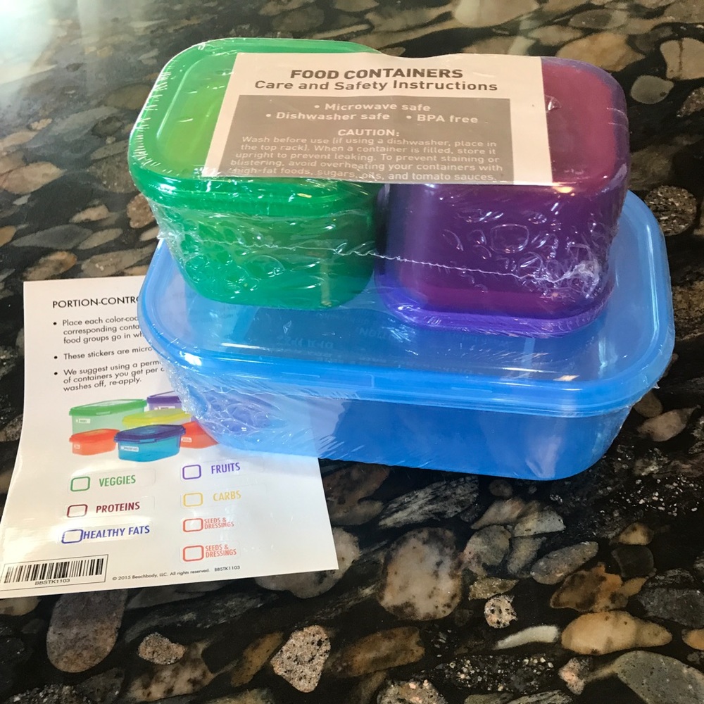 Brand new 21 day fix containers