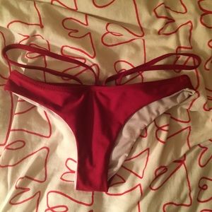 Brand new maroon bikini bottom
