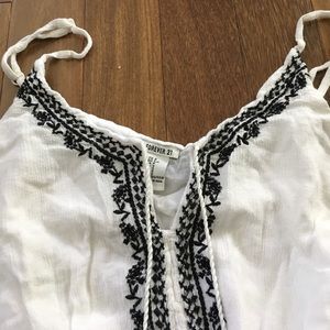 White F21 Romper