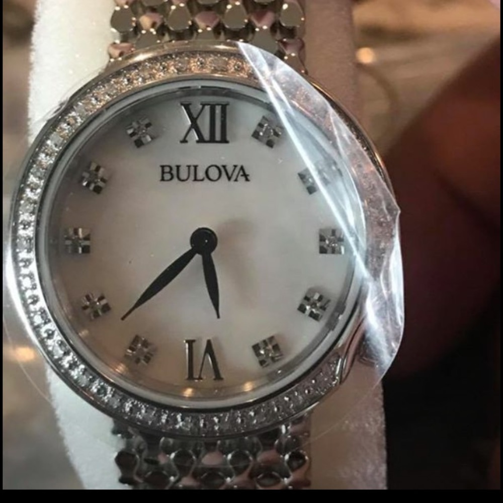 Ladies Diamond Bulova watch