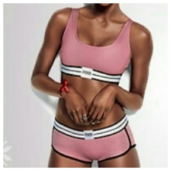 PINK Victoria's Secret Bralette M & Boyshort L. - Picture 2 of 2