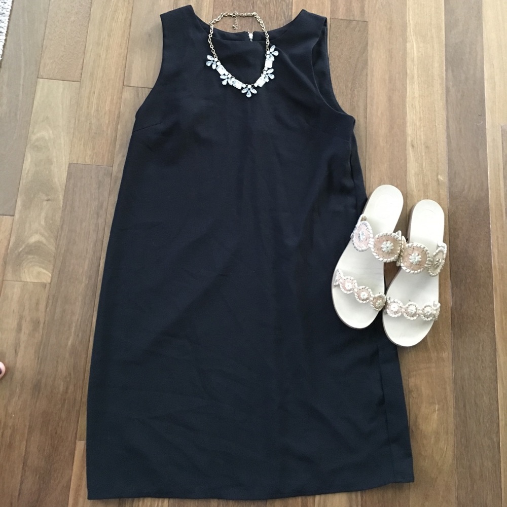 ✨LBD✨One Clothing Medium Gauzy Black Sheath Dress