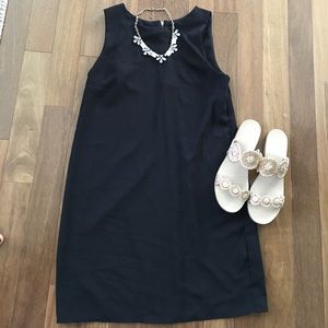 ✨LBD✨One Clothing Medium Gauzy Black Sheath Dress