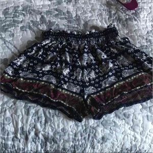 Elephant Print Shorts