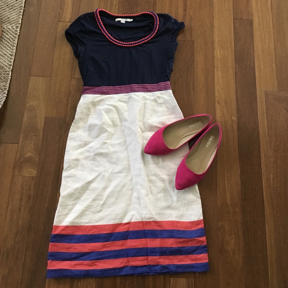 Adorable Boden Linen Dress 4R