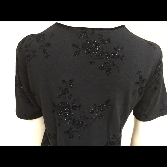 Bon Marche Embossed Blouse🖤 - Picture 5 of 6