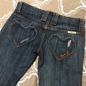 New Frankie B Heart Pocket Jeans