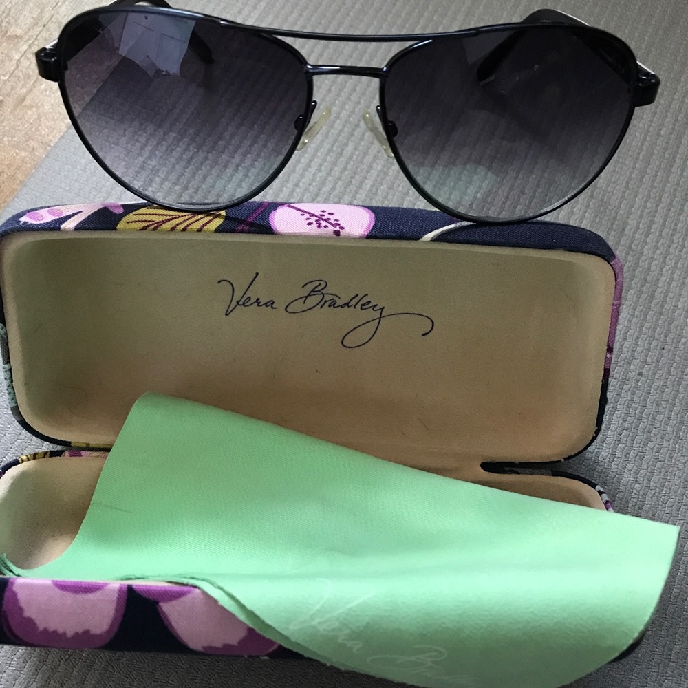 Vera Bradley Florence Sunglasses with Case & Cloth