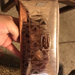 MK Rose Gold Wallet
