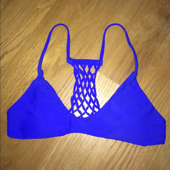 BRAND NEW ROYAL BLUE CROTCHET DETAILS BIKINI - Picture 6 of 8