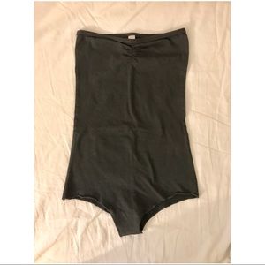 American Apparel dark gray Bodysuit XS
