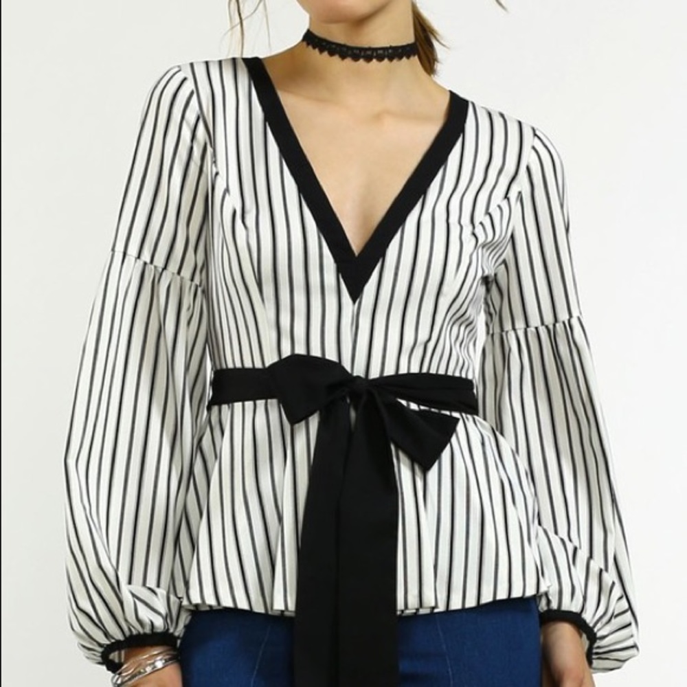 New Striped Blousse