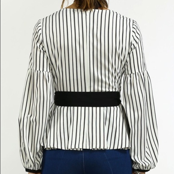 New Striped Blousse - Picture 2 of 2