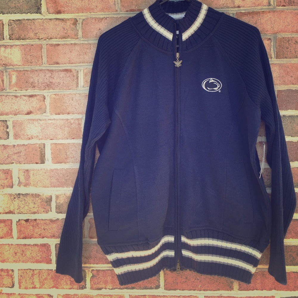 Penn State Full Zip Sweater Women's Size XLarge