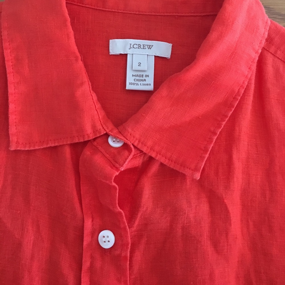 Jcrew Linen Button Down - image 2