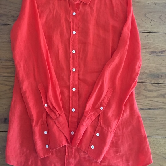 Jcrew linen button down - Picture 3 of 4