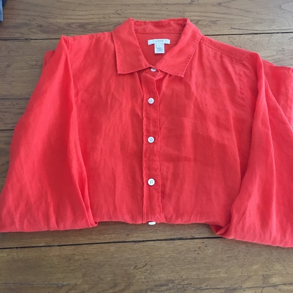 Jcrew linen button down - Picture 4 of 4
