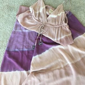 Gypsy 05 silk tye-dye dress