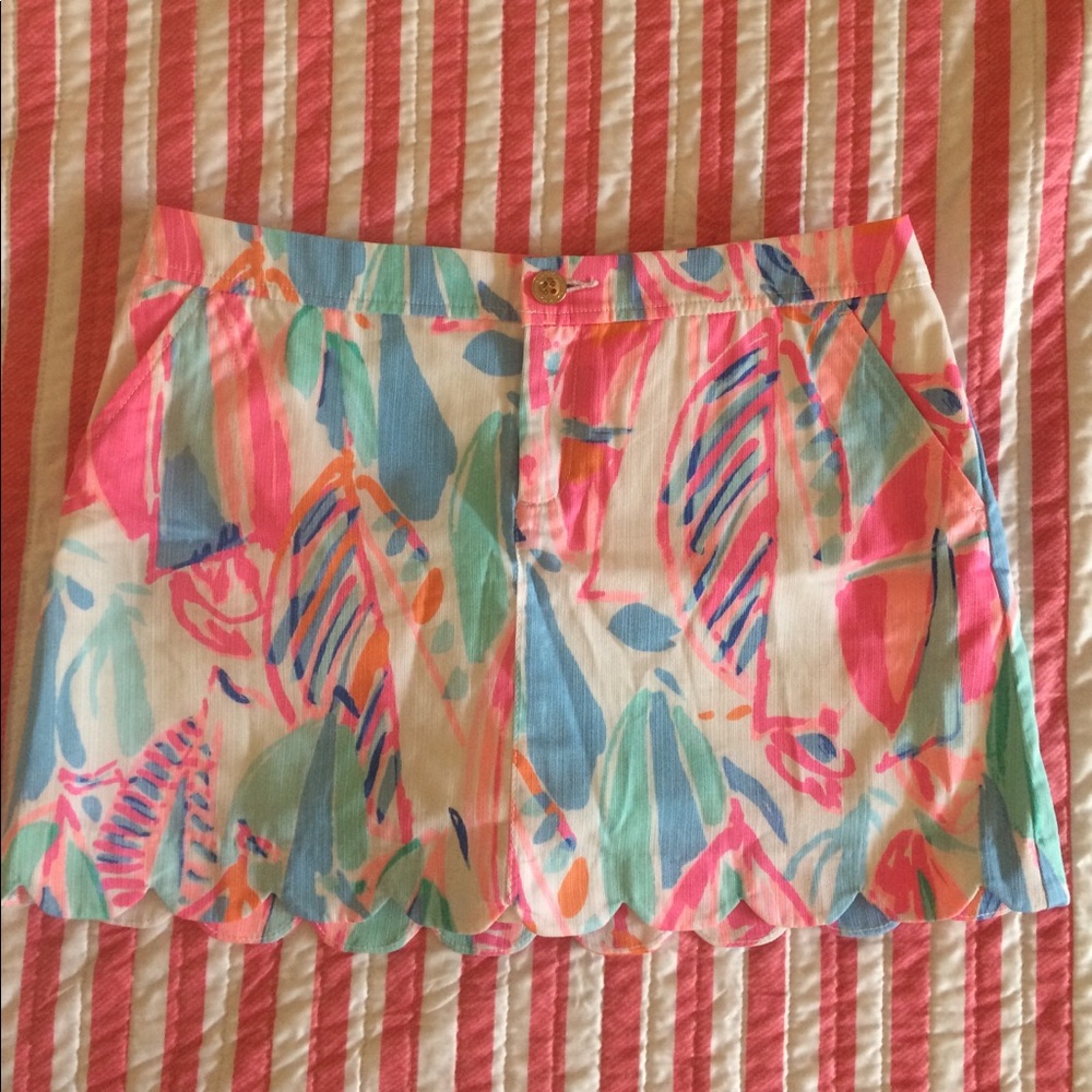Lilly Pulitzer Scalloped Skort