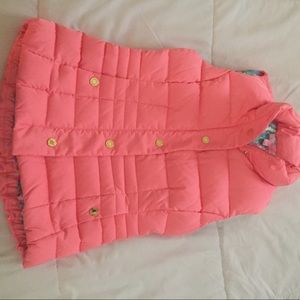Lilly Pulitzer Isabelle vest XXS cheeky melon