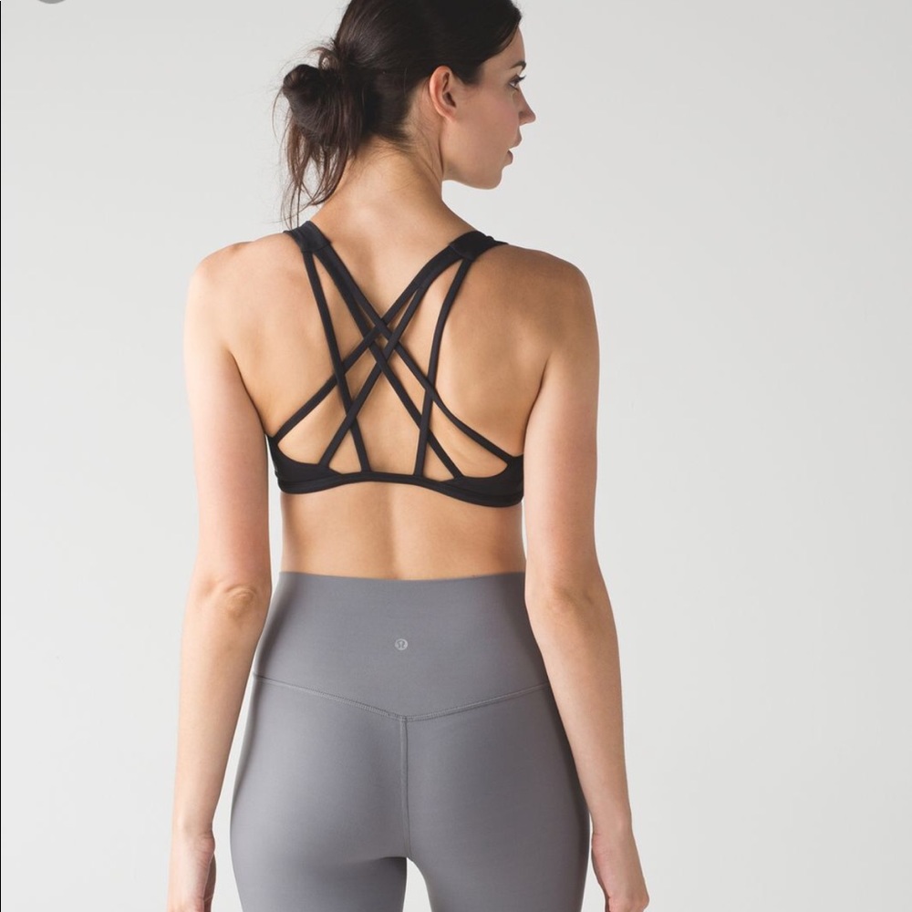 lululemon free to be tranquil bra black