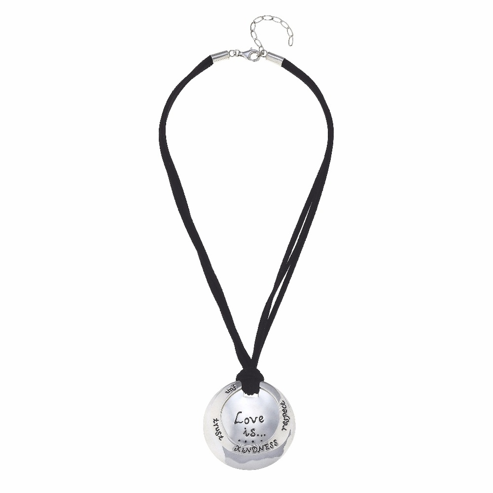 Suede and .925 Sterling Silver