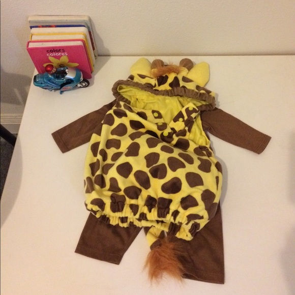 infant baby giraffe costume 0 3 months 3 pieces