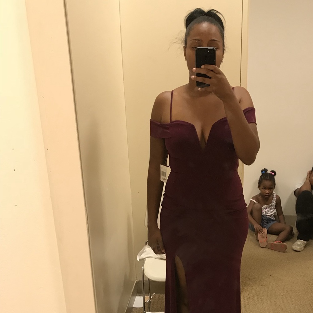 Cranberry/ Wine formal dress