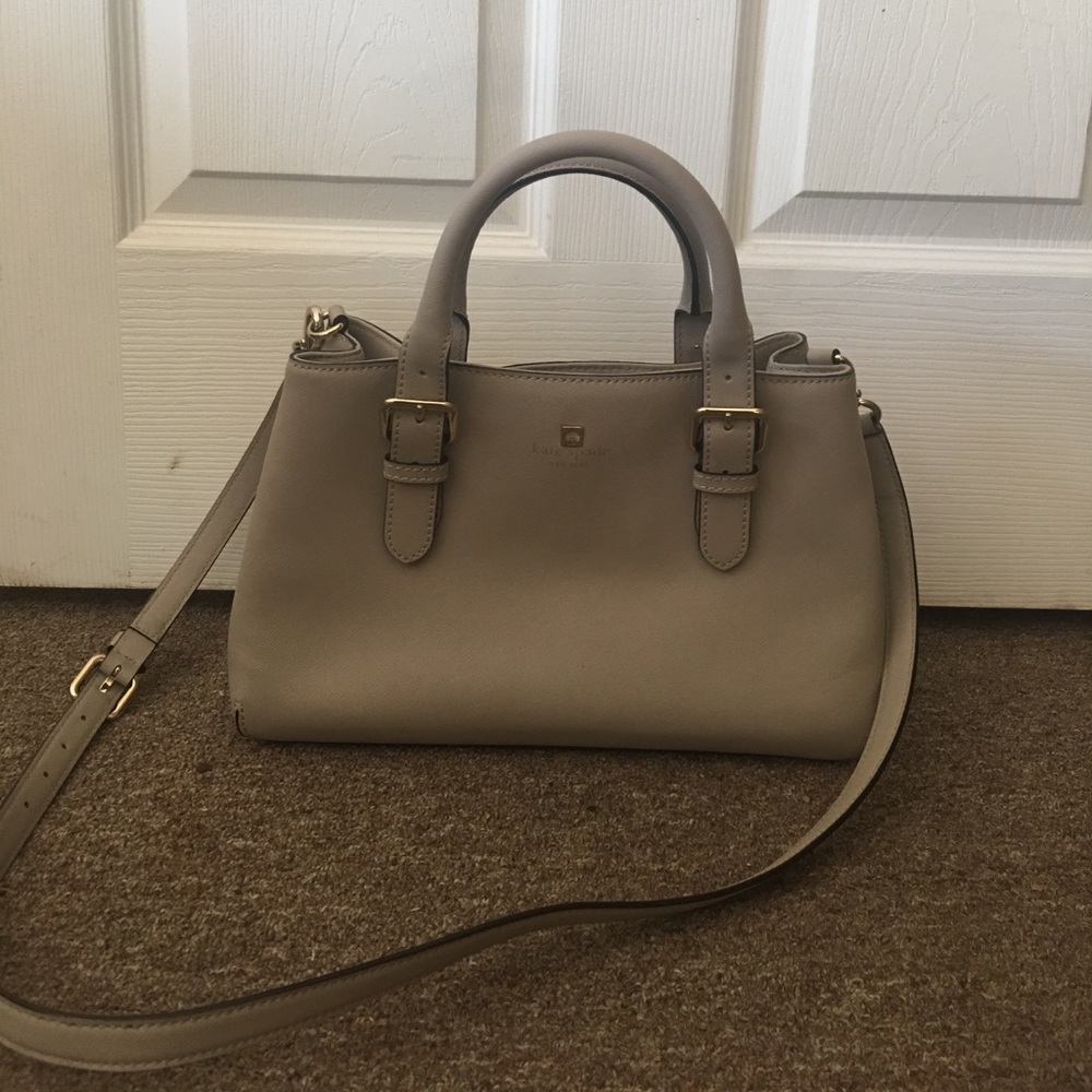 Kate Spade tan cossbody purse