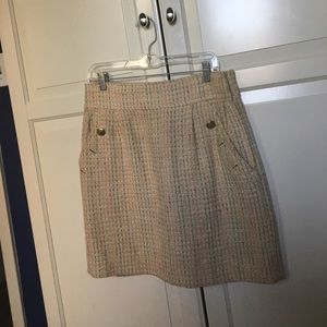 Pastel wool skirt