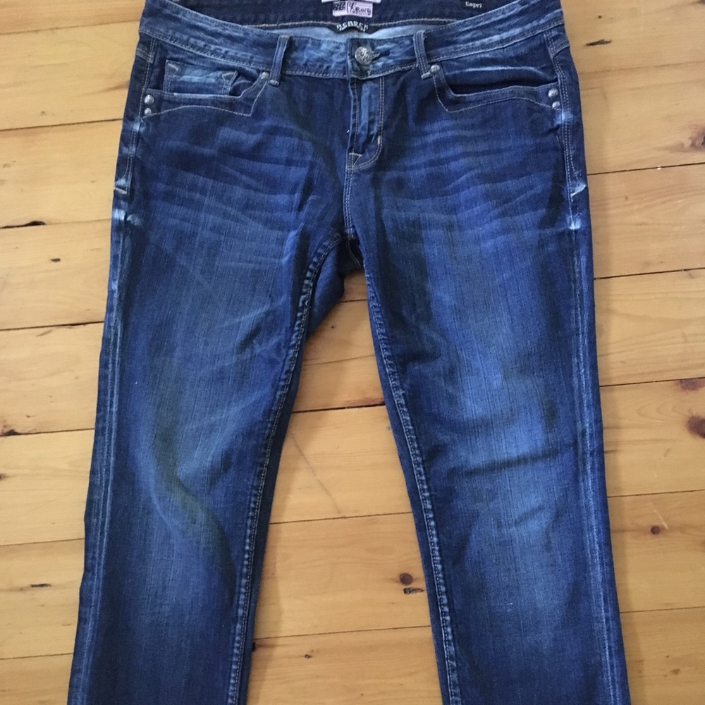 Be Rock Los Angeles embellished jean capris