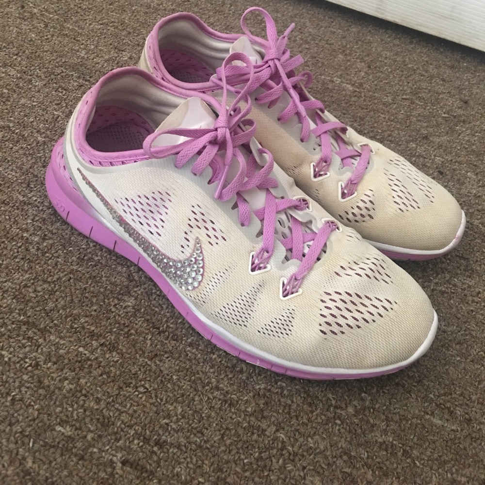 Swarovski diamond Nike free run TR fit 5