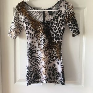 Wet Seal 3/4 Sleeve Top