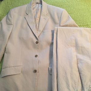 Men's linen banana republic factory suit