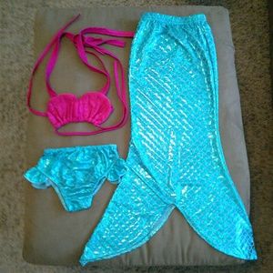 Mermaid swimsuit size 3t