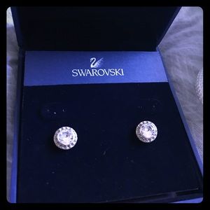 Angelic halo Swarovski earrings