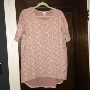 LuLaRoe Irma top Jacquard Aztec print