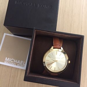 Michael Kors MK2256 'Runway' Slim Double Leather